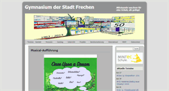 Desktop Screenshot of gymnasium-frechen.de